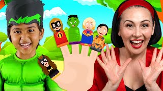 Superhero Finger Family Song | Lah-Lah Kids Songs & Nursery Rhymes