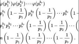 Euler phi function part1 #function #abstractmathematics