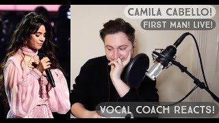 Vocal Coach Reacts! Camila Cabello! First Man! Live @ The Grammys!