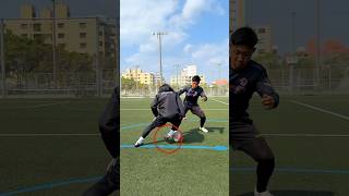 Super tips to improve your dribbling + First,your foot, Second, your body. #shorts #football #soccer