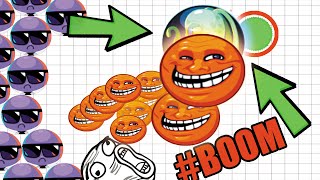 AGARIO MEGA HUGE POPSPLIT \u0026 BEST BAITS! #MLG UNCUT GAMEPLAY in Agar.io