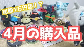 【ポケモングッズ】4月にポケモンセンターで購入したグッズを一挙公開！【ポケセン購入品紹介】