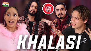 Gujarati music for the first time | Waleska & Efra react to Coke Studio Bharat | Khalasi