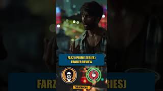 Farzi Web Series Trailer Review Shahid Kapoor Vijay Sethupathi#shorts