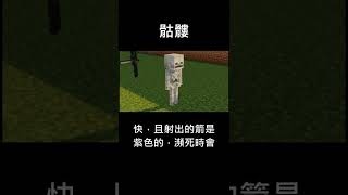 #minecraft 骷髏 (開發初期的) #麥塊地城 #麥塊 #我的世界 #shorts #骷髏