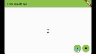 Flutter - Timer demo