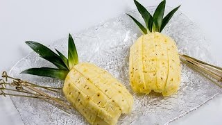 Come servire un ananas in stile VisualFood - Tutorial di VisualFood