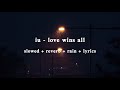 iu - love wins all (slowed + reverb + rain + lyrics)