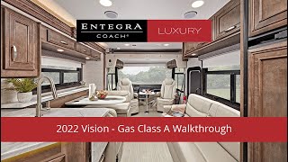 2022 Vision Walkthrough - Gas Class A Motorhome - Entegra Coach