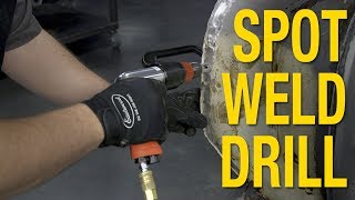 Drill Through Spot Welds Quicker, Easier \u0026 Safer! Pneumatic Spot Weld Drill from Eastwood