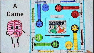 how to make sorry! board game