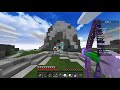 【minecraft】くろすけとすぶた実は仲悪いけどスカイウォーズ2vs2で協力して戦うぞ！