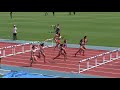 2018 日本インカレ陸上 女子 100mh 準決勝3組