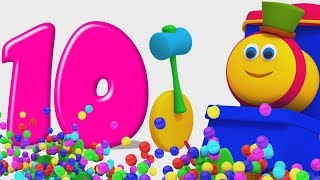 تعلم الأرقام والألوان مع مفاجأة البيض | بوب سلسلة المرح للأطفال | Number and Colors | Bob Fun Series