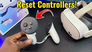 How to Reset Meta Quest 3 & 3S Controllers - Fix Controller not Working Problem!
