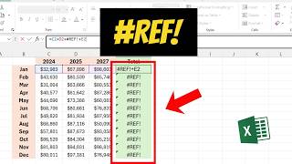 How To Fix #REF! Errors In Excel