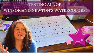 Livestream: Swatching The Winsor and Newton Watercolor Dot Card!