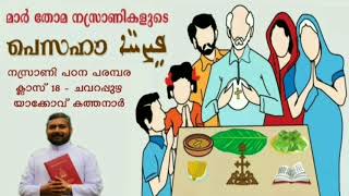 Nazrani  Study series Class 20 |   Pesaha of Mar Thoma Nasrani | Rev.Dr James Chavarappuzha N R C