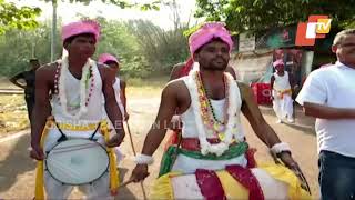 Paika Akhada Artistes Perform War-Dance During Protest Rally