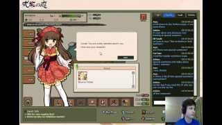 Shikihime Garden gameplay browser based MMORPG