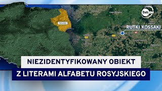 Niezidentyfikowany obiekt w lesie. \