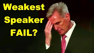 Will Weakest House Speaker Kevin McCarthy Cause US Government Shutdown? LV Monday Media Mixup 121