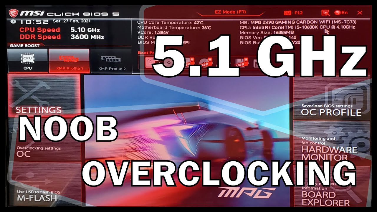 How To Overclock A CPU The Easy Way! - YouTube