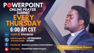 POWERPOINT ONLINE PRAYER SUMMIT 01/23/25