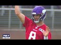 Kirk Cousins returns to Vikings practice, won't comment on vaccine status | FOX 9 KMSP