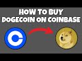 How To Buy Dogecoin (DOGE) On Coinbase | Coinbase Tutorial