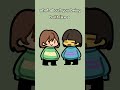 chara vs. frisk undertale