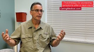 Brain fog, breathing and swallowing difficulty, dizziness, tinnitus - treated with Prolotherapy