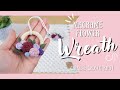 Macrame Flower Spring Wreath Tutorial | Chinese Crown Knot