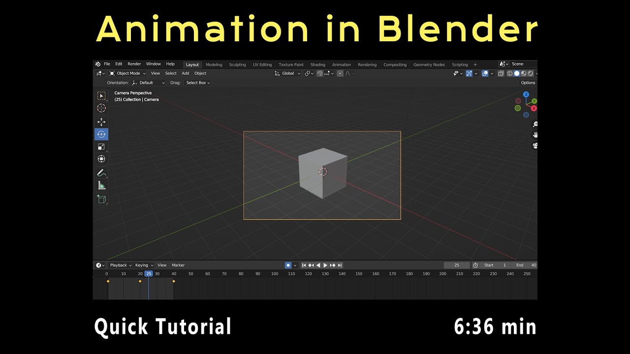 Animation For Beginners! (Blender Quick Tutorial) - YouTube