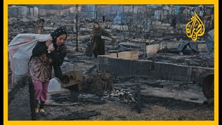 شجار بين لاجئ سوري ومواطن لبناني ينتهي بتشريد المئات من مخيم المنية في لبنان 🇱🇧