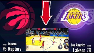 Toronto Raptors Vs Los Angeles Lakers NBA LIVE Mobile Basketball Android Gameplay  #7