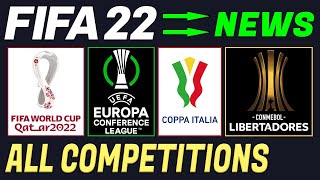 *NEW* FIFA 22 NEWS | ALL CONFIRMED LICENSED COMPETITIONS ✅😱!