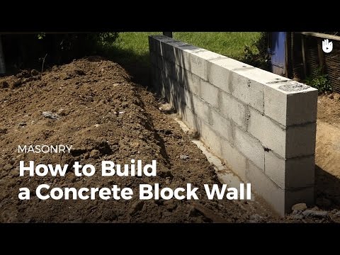How to Build a Concrete Wall | DIY Projects How to Build a Concrete Wall | DIY Projects