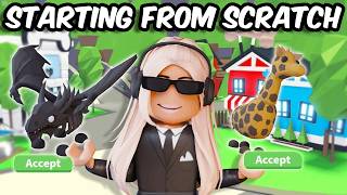 STARTING FROM SCRATCH IN ADOPT ME... Part 1