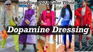 2023 COLOR TRENDS + How to Style Color | The Psychology of Color | Dopamine Dressing | Crystal Momon