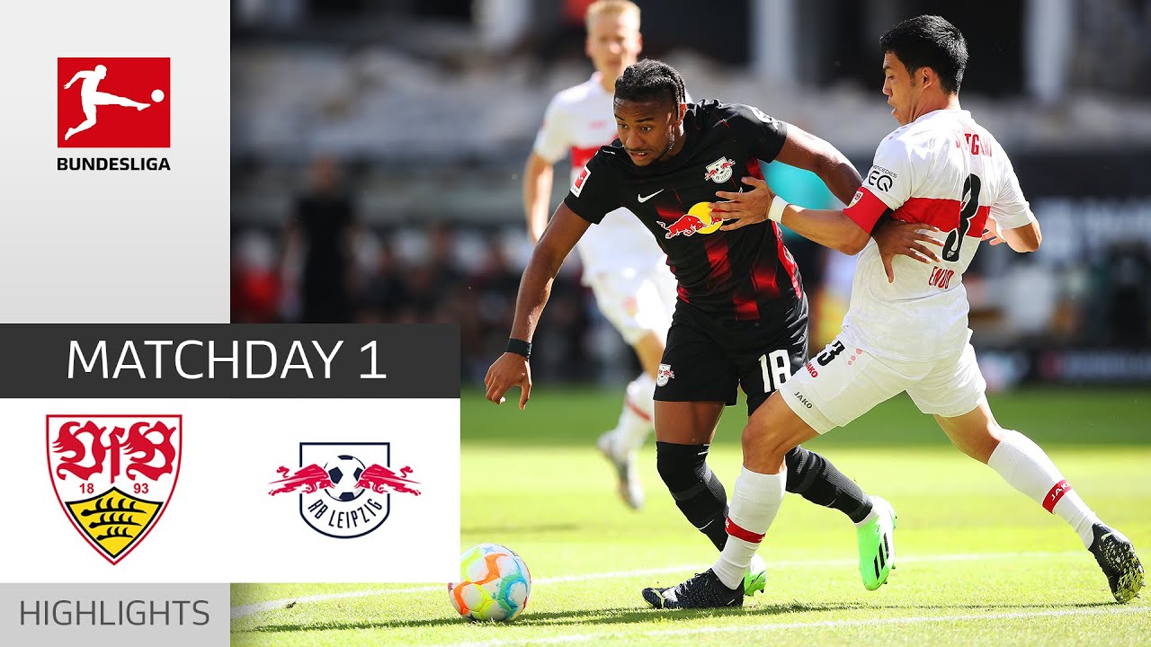 VfB Stuttgart - RB Leipzig 1-1 | Highlights | Matchday 1 – Bundesliga ...