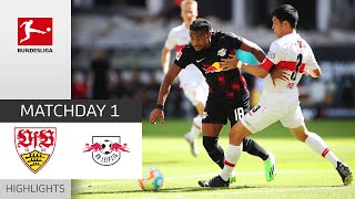 VfB Stuttgart - RB Leipzig 1-1 | Highlights | Matchday 1 – Bundesliga 2022/23