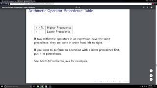 Multiple Operators in an Arithmetic Expression