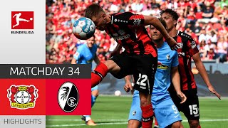 Bayer 04 Leverkusen - SC Freiburg 2-1 | Highlights | Matchday 34 – Bundesliga 2021/22