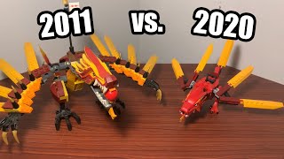 Which LEGO Ninjago Kai's Fire Dragon is Better? Ninjago Original vs. Legacy Comparison!