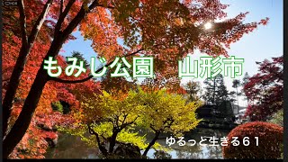 2022年11月　もみじ公園　山形県山形市#開運 #パワースポット #山形 #紅葉 #池泉回遊式公園