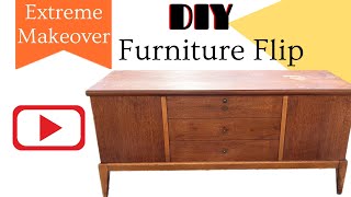 DIY Furniture Makeover | Easy Furniture Flip | Refinishing a Vintage Chest