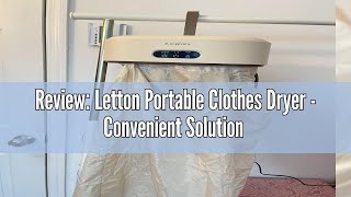 Review: Letton Portable Clothes Dryer - Convenient Solution for Small Spaces