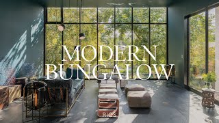 Nefis Bir Bahçeyle Çevrelenmiş Modern Bungalov Olarak Tasarlanmış Bir Mimarın Ke