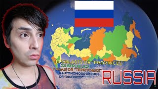 U.S. American Texan reacts to Geography Now! | Russia